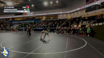 135 lbs Cons. Round 1 - Liv Clumpner, New Lenox (Lincoln-Way Central) vs Madeline Hoover, Mason City