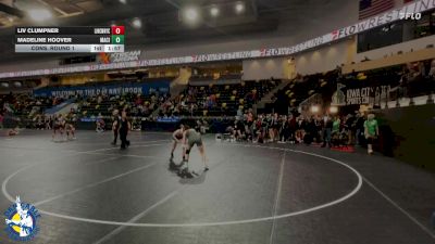 135 lbs Cons. Round 1 - Liv Clumpner, New Lenox (Lincoln-Way Central) vs Madeline Hoover, Mason City