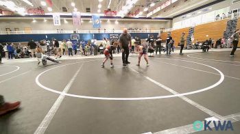 64-67 lbs 3rd Place - Carson Linn, Pikes Peak Warriors vs Takoda Owen, ARDMORE TAKEDOWN CLUB