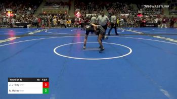 80 lbs Prelims - Jair Jackson-Bey, Whitted Trained vs Aiden Hahn, Thoroughbred Wrestling Academy