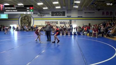 144 lbs Cons. Round 1 - Westyn Price, North Linn vs Hayden Bratz, Centerville