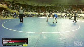 5A-190 lbs Semifinal - Cooper Thomas, Sapulpa vs Kevin Lund, Glenpool