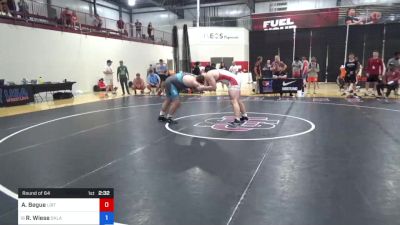 125 kg Round Of 64 - Aeden Begue, Lirtc vs Ryder Wiese, Oklahoma Regional Training Center