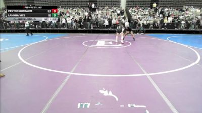 125 lbs Quarterfinal - Peyton Rotbaum, Olympic vs Lahnna Vice, Me