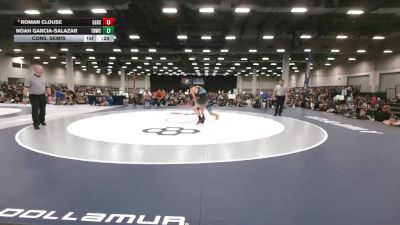 150 lbs Cons. Semis - Roman Clouse, Gardner Edgerton High School Wrestling vs Noah Garcia-Salazar, Top Notch Wrestling Club