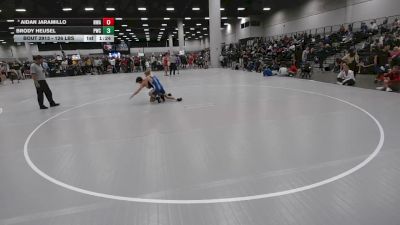126 lbs Champ. Rd Of 64 - Brody Heusel, Piedmont Wrestling Club vs Aidan Jaramillo, Nolf Wrestling Academy
