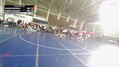 155 lbs Cons. Round 3 - Charles Davidson, Cougars Wrestling Club vs Ramiro Gutierrez, RWC- Roy Wrestling Club