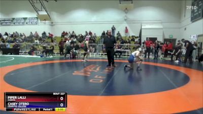 145 lbs 5th Place Match - Casey Otero, Cerritos College vs Piper Lalli, Cuesta