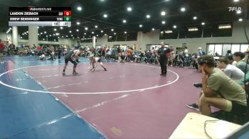 132 lbs Cons. Round 1 - Drew Bensinger, Tough House Wrestling Club vs Landon Ziebach, Saraland