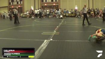 70 lbs Quarterfinal - Maddox Plambeck, Beastworks vs Cael Norlin, Outsiders