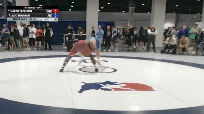 92 kg Cons. Quarters - Kaleb Jackson, South Side Wrestling Club vs Ladd Holman, Juab Wrestling Club