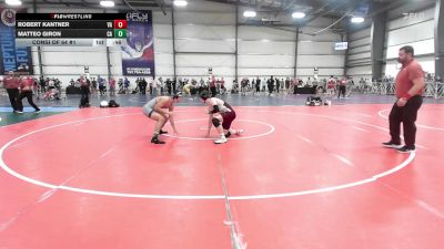 145 lbs Consi Of 64 #1 - Robert Kantner, VA vs Matteo Giron, CA