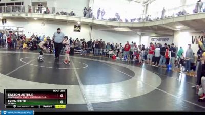 49 lbs Quarterfinal - Easton Arthur, Bloomington South Wrestling Club vs Ezra Smith, Indiana