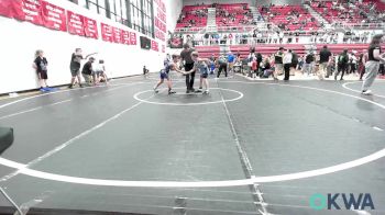 75 lbs 3rd Place - Easton Rutledge, Choctaw Ironman vs Maddox Burk, Division Bell Wrestling