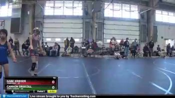 92 lbs Round 4 (8 Team) - Gabe Krieger, Team Ohio vs Cannon Driscoll, Terps Xtreme