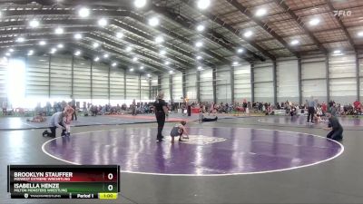 70 lbs 7th Place Match - Isabella Henze, Milton Monsters Wrestling vs Brooklyn Stauffer, Midwest Extreme Wresrtling