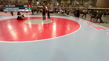 190 lbs Cons. Round 3 - Grayson Hughes, Henrietta vs Lea Salazar, Amarillo Caprock