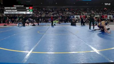 157 lbs Cons. Round 6 - Gavvin Carter, Newport vs Mason Faling, Lewiston