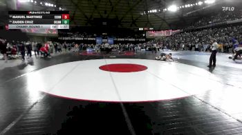 Boys 4A 132 lbs Champ. Round 1 - Zaiden Cruz, Skyline vs Manuel Martinez, Eisenhower