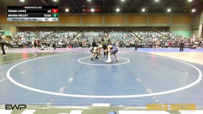 135 lbs Consi Of 32 #2 - Frank Lopez, Lemoore Wrestling Club vs Moses Kelley, BULLDOG WRESTLING CLUB