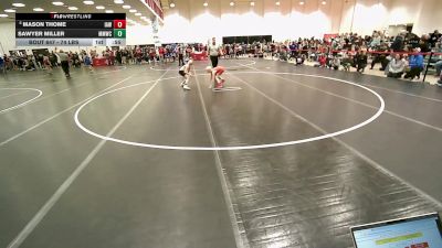 74 lbs Semis - Sawyer Miller, Milton Monsters Wrestling Club vs Mason Thome, Immortal Athletics WC