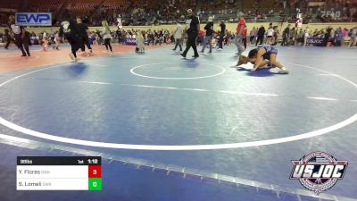 98 lbs Semifinal - Yareli Flores, Raw Wrestling Club vs Sicilie Lomeli, Shelton Wrestling Academy