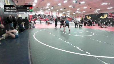 235 lbs Quarterfinal - Anna Bozanic, Liberty (Winchester) vs Sofia Ibarra, Etiwanda