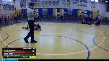 182 lbs Cons. Round 5 - Klye Grey, Alpha Dog Elite Wrestling vs Jc McNames, Bartram Trail