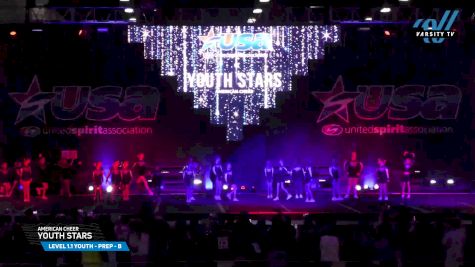 American Cheer - YOUTH STARS [2025 L1.1 Youth - PREP - B Day 1] 2025 USA All Star Cheer Super Nationals