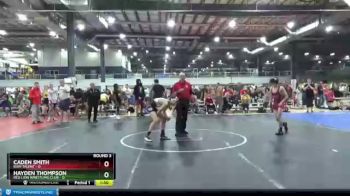 106 lbs Round 3 (3 Team) - Hayden Thompson, RED LION WRESTLING CLUB vs Caden Smith, RAW TALENT