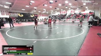 170 lbs Cons. Round 2 - Janae Laupola, Oxnard vs Amaya Watkins, Ripon