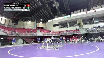 125 lbs Round 4 (6 Team) - Evelyn Thornburg, Manhattan HS vs Makayla Krolikowski, Wood River