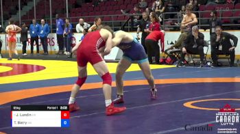 65kg Champ. Round 1 - Joshua Lundin, Edmonton WC vs Tyler Barry, Guelph WC