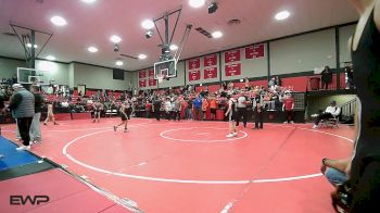 80 lbs Quarterfinal - Silas Nicholson, Woodland Boys vs Hutch Landrum, Broken Arrow Jh