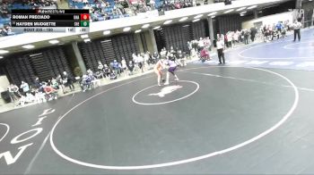 190 lbs Champ. Round 2 - Hayden Mudgette, Shelbyville vs Roman Preciado, Unattached