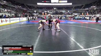 6A 145 lbs Champ. Round 1 - Garrett Willingham, Hartselle vs Sam Childs, Hazel Green HS