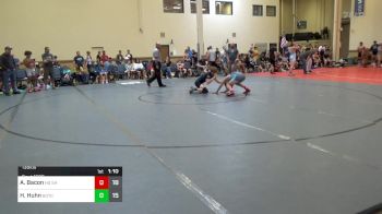 138 lbs Quarterfinal - Asher Bacon, HS Short Time vs Holden Huhn, HS Team Gotcha