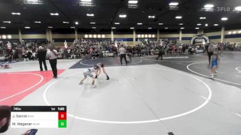 74 lbs Quarterfinal - Joshua Garcia, Savage House WC vs Max Wegener, Bear WC