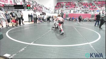 83 lbs Round Of 16 - Blake Baker, Del City Little League Wrestling vs Macc Weaver, Grover Rains Wrestling Club