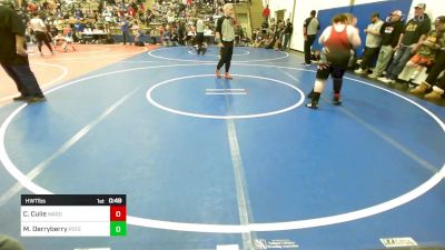 Rr Rnd 2 - Cash Culie, Wagoner Takedown Club vs Madison Derryberry, Poteau Youth Wrestling Academy