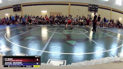 71 lbs Quarterfinal - Ty Reed, Midwest Xtreme Wrestling vs Samuel Dranger, Chesterton Wrestling Club