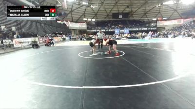 Girls 2A 235 lbs Champ. Round 2 - Jazmyn Eagle, Marysville Pilchuck (Girls) vs Natalia Allen, Chief Sealth (Girls)