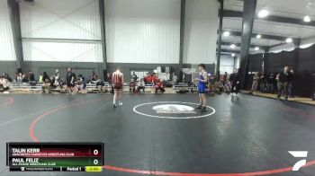 132 lbs Quarterfinal - Talin Kerr, Anacortes Hawkeyes Wrestling Club vs Paul Feliz, All-Phase Wrestling Club