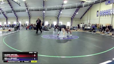 180 lbs Round 1 - Bella Heaney, John Carroll University vs Alexis Wetzel, Mount Union University