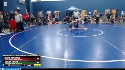 90 lbs Cons. Round 2 - Colby Adams, Lakeland Wrestling Club vs Davis Reynard, All In Wrestling Academy