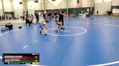 77 lbs Round 3 (8 Team) - Jesse Rothanzl, JR Titans vs Daydryon Mulinix, Kearney Matcats - Blue