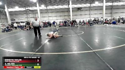 87 lbs Round 1 - Emmette Taylor, Hawk Wrestling Club vs G. Nelsen, Caldwell Wrestling Club