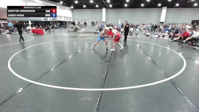 150 lbs Sawyer Jorgensen, Team Kansas Gold vs Aiden Hahn, Missouri