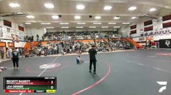 49-53 lbs 5th Place Match - Levi Dennee, Sheridan Wrestling Club vs Beckett Bassett, Greybull Basin Athletic Club