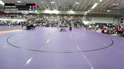 160 lbs Champ. Round 2 - Anyia Roberts, Southeast CC vs Sophia Sosa, Quincy